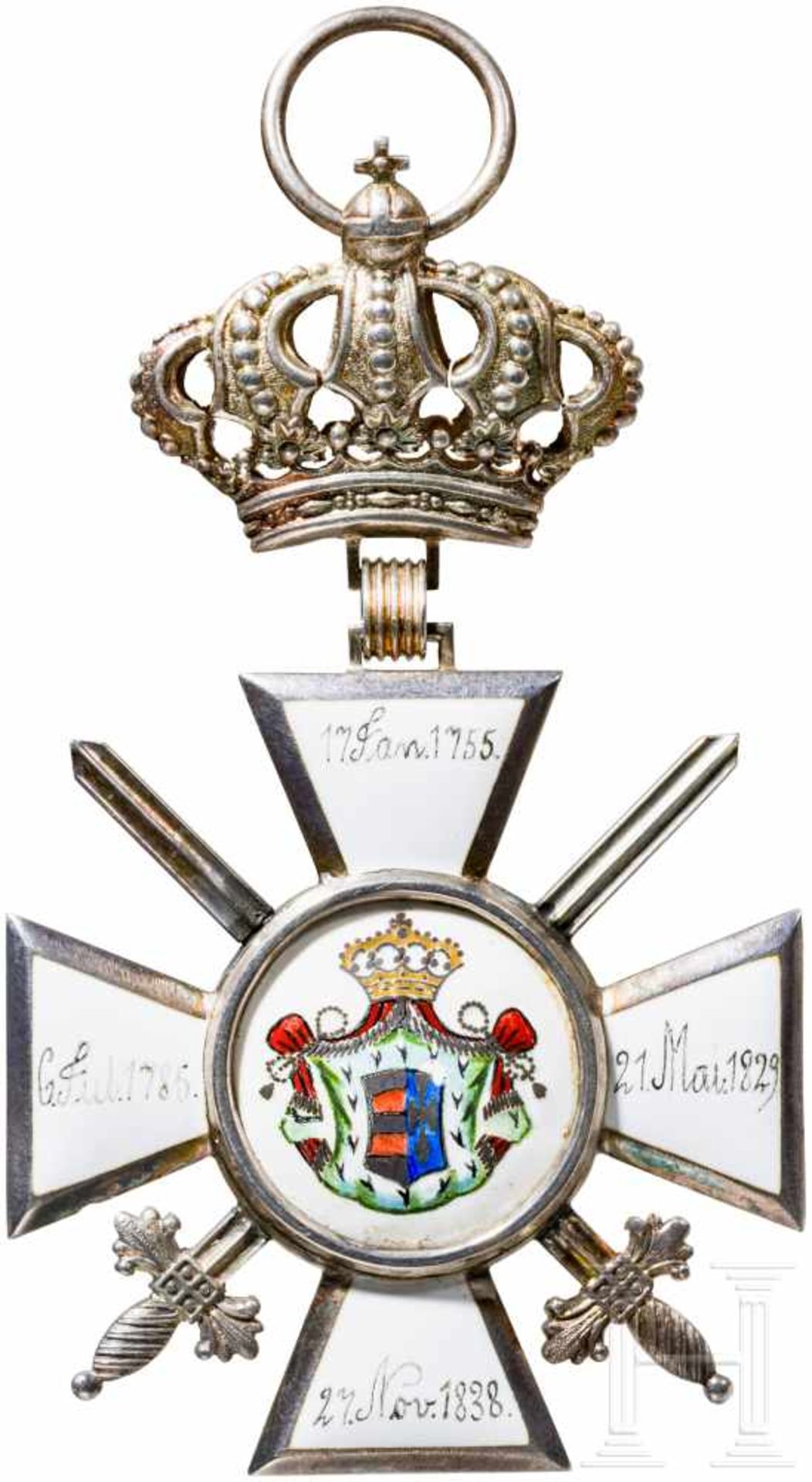 Oldenburg House and Merit Order of Duke Peter Friedrich Ludwig - Grand Cross with the golden crown - Bild 2 aus 2
