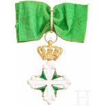 Italy - Order of Saint Mauritius and Saint Lazarus - Commander's Cross, 3rd modelGold und Emaille,