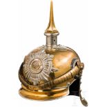 Helmet M 1889 for officers in the regiments Garde du Corps or GardekürassiereQualitätvolle