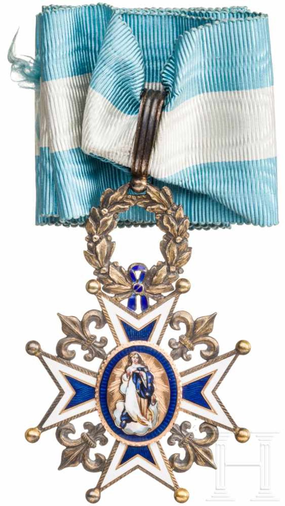 Order of Charles III - Commander's Cross, 5th model, SpainSilber, vergoldet und emailliert, das