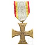 Mecklenburg-Schwerin - Military Cross of Merit 1849Geschützbronze, Breite ca. 41 mm, an