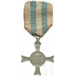 Mentana Cross, Vatican, 19th centuryNeusilber, reliefiert. Die Kreuzarme bezeichnet "PP Pius IX.