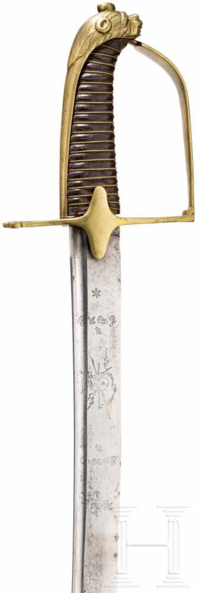 Infantry sabre for NCO´s, similar to M 1776 ("Prima Plana")Geschwungene Klinge mit beidseitigem, - Bild 4 aus 4