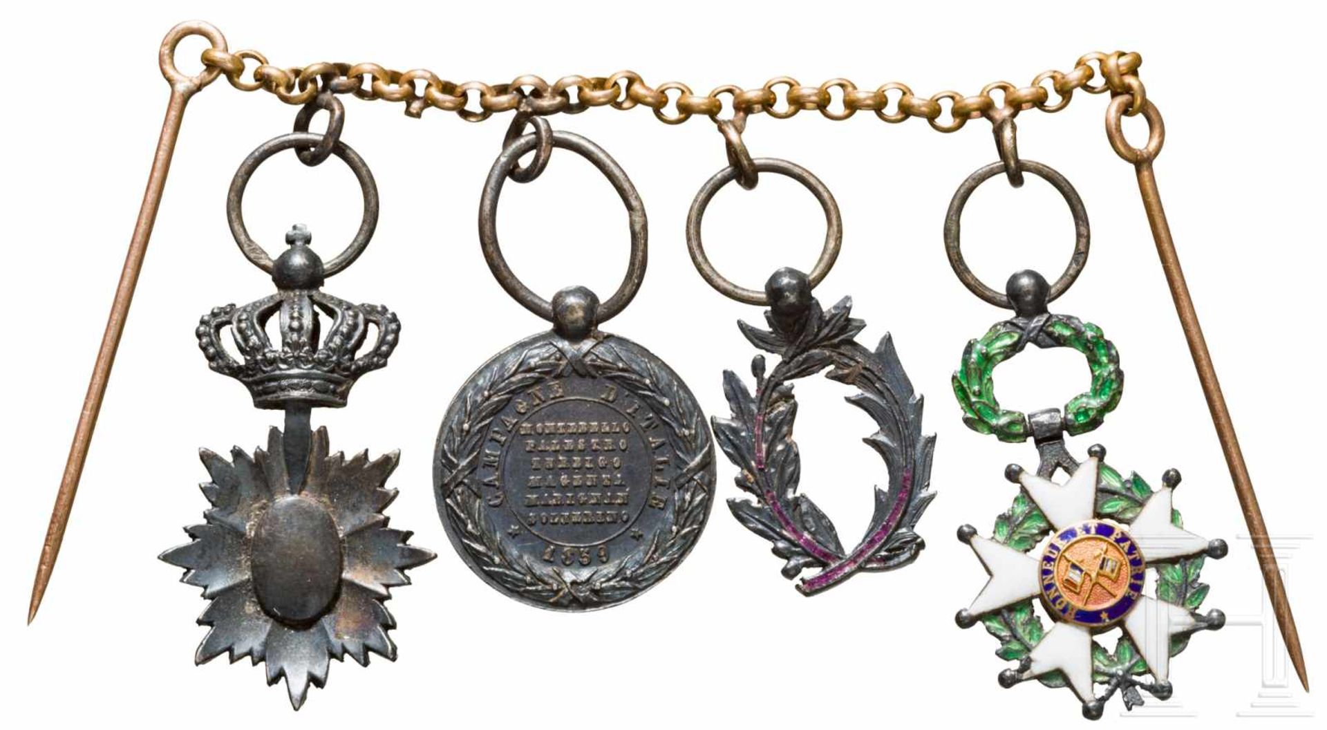 Chain with miniatures, France, Third RepublicLégion d'Honneur, Dritte Republik (1870 - 1940), - Bild 2 aus 2