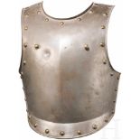 A French bullet-proof breastplate, 1st quarter of the 19th centurySchweres, gegratetes Bruststück