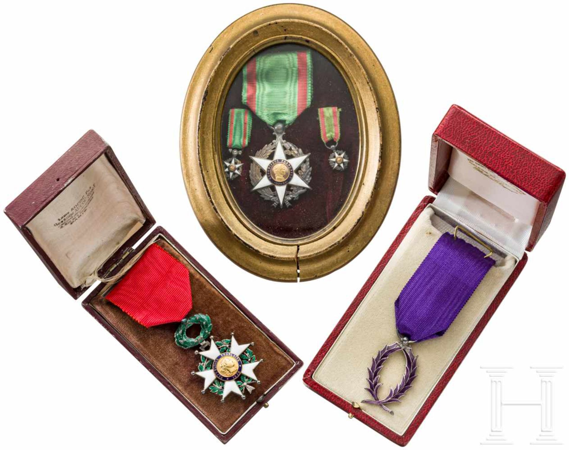 Group of awards, France, 20th centuryOrden der Ehrenlegion (Ritterkreuz) der Dritten Republik,