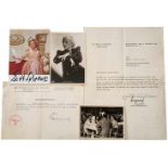 Edith Schollwer (1904 - 2002) - Autograph, Dokumente und Fotos der Schauspielerin und