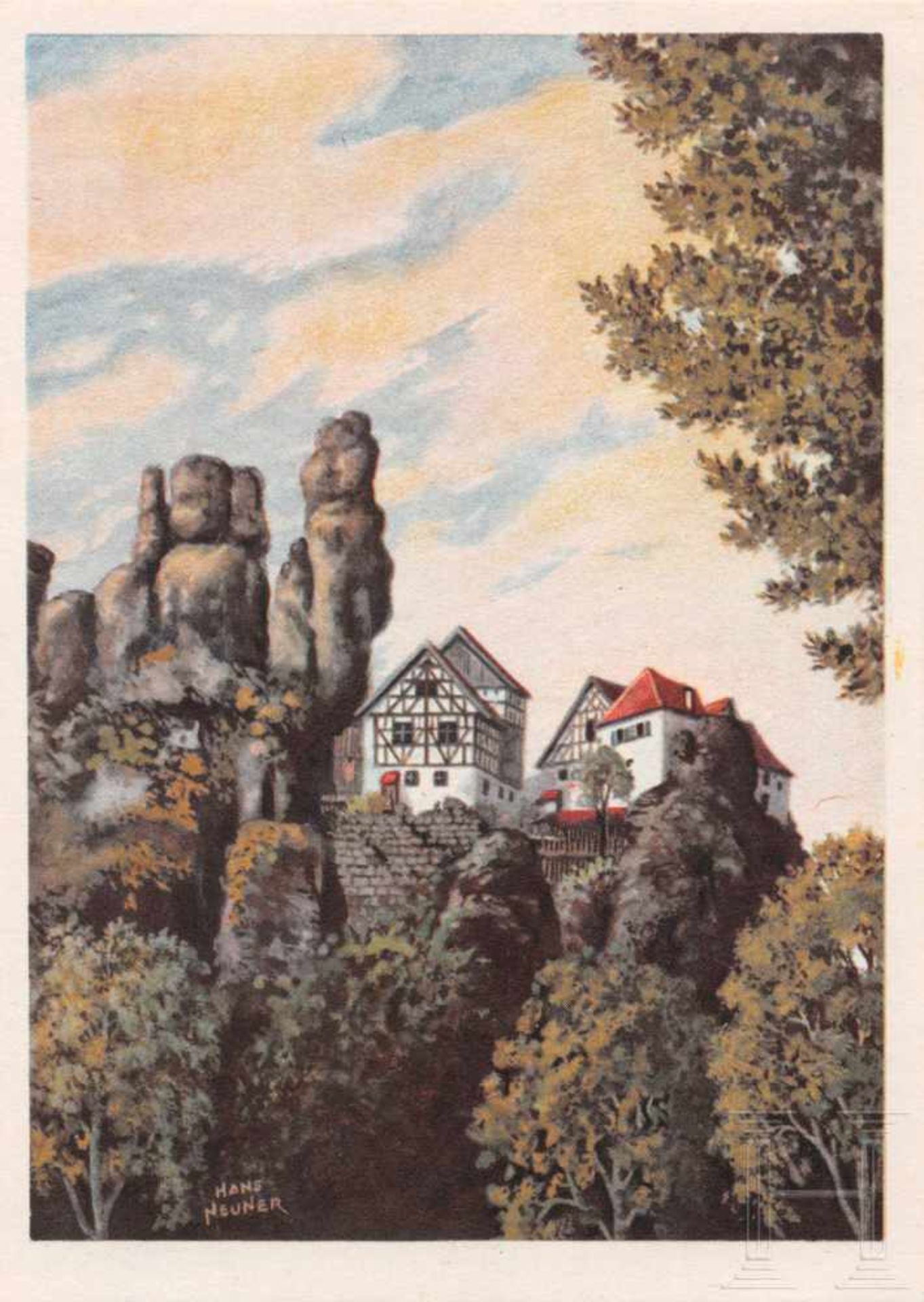 Gau 02 Bayreuth, vorm. Gau Bayerische Ostmark: Sieben Postkarten*Ak-WHW Gau 2-Bayreuth R! "Bezirk - Bild 3 aus 11