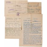 Emmy Göring - vierseitiger, eigenhändiger Dankesbrief , datiert "Sackdilling 19. Aug. 1948"DIN A5-