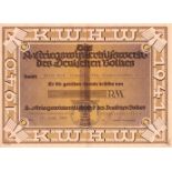 Urkunden - Spendenbelege - WHW - SchreibenK.W.H.W. 1939/40, Spende 300,00 RM; mech. Buntweberei,
