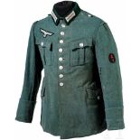 Feldbluse Alter Art für MannschaftenKammerstück der Reichswehr aus feldgrauem Wollstoff mit