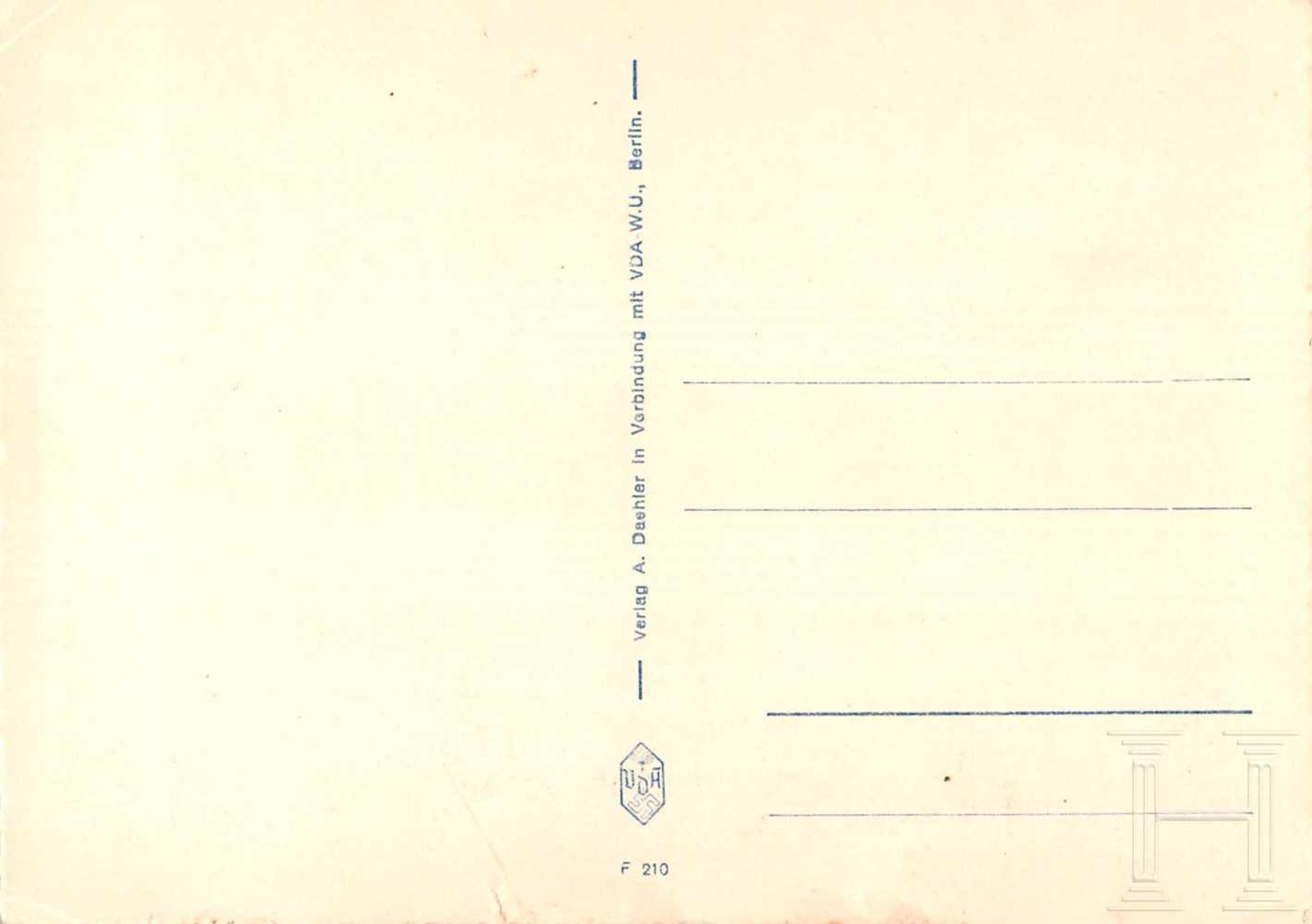 VDA E10 - SS-Hauptsch. Kepplinger - Ansichtskarte* VDA E10 - SS-Hauptsch. Kepplinger, R!Zustand: - Bild 14 aus 30