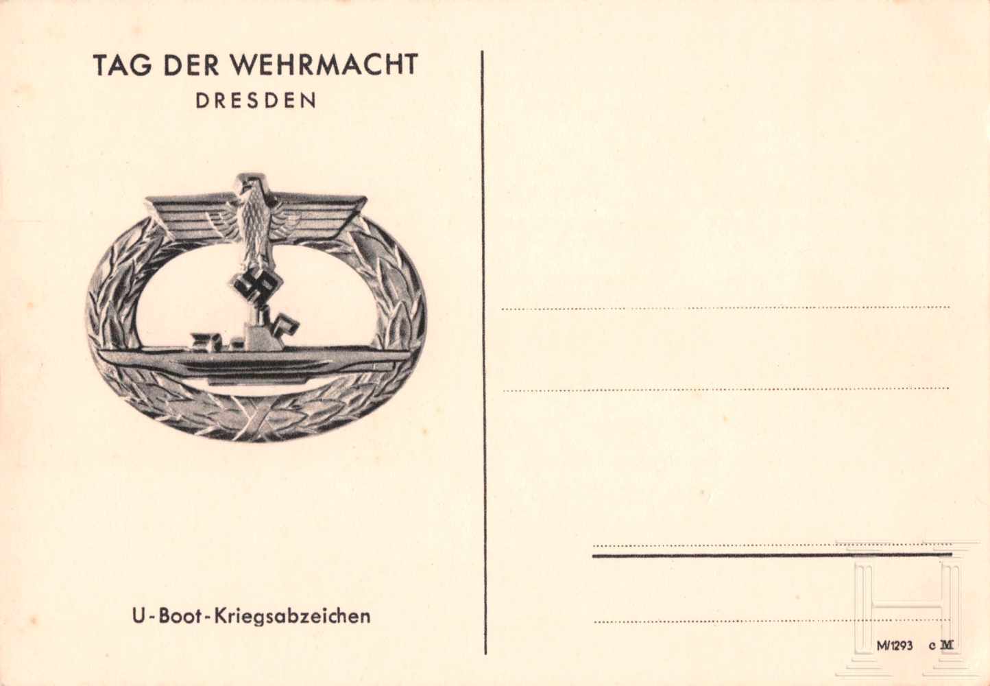 "Tag der Wehrmacht 1940" - zwei GedenkblätterΟ "WHW Gedenkblatt" (T.d.W 1940), R! Eines ist ein sog. - Image 2 of 5