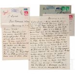 GFM Hugo Sperrle - fünf Briefe an Gen.Lt. a.D. Jacobi aus den Jahren 1949-52Eigenhändig in Tinte