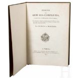 Dubois/Marchais, "Dessins des Armures", Paris, 1807"Dessins des Armures complètes, casques,