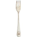 Adolf Hitler - a Salad Fork from his Personal Silver ServiceSo called "informal pattern" with raised