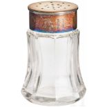 Adolf Hitler - a Spice Shaker from his Personal Silver ServicePolished crystal glass with a silver