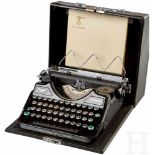 Gertraud "Traudl" Junge (1920 - 2002) - eine Continental-Schreibmaschine mit 4 mm Antiqua-Typen