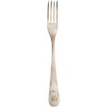 Adolf Hitler - a Dessert Fork from his Personal Silver ServiceSo called "informal pattern" with
