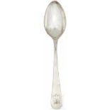 Adolf Hitler - a Lunch Spoon from his Personal Silver ServiceSo called "informal pattern" with