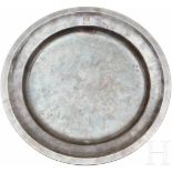 Adolf Hitler - a large round Serving Platter from the Neue Reichskanzlei, Berlin Silver