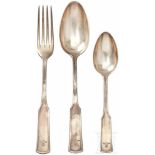 Reichskanzlei (Reich Chancellery) - Silverware from Table ServiceDinner fork, dinner spoon, lunch