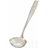 Adolf Hitler - a Gravy Serving Ladle from his Personal Silver ServiceSo called "formal pattern" with