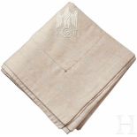 Adolf Hitler - a Table Cloth from Informal Personal Table ServiceCream colour cloth linen with white