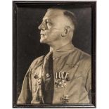 Adolf Wagner - großformatiges Portraitfoto mit eigenhändiger Signatur vom 10.X.1936Brustportrait