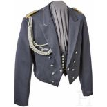 An Evening Dress Jacket for Oberstleutnant of FlightBlue-grey fine quality gabardine wool, collar