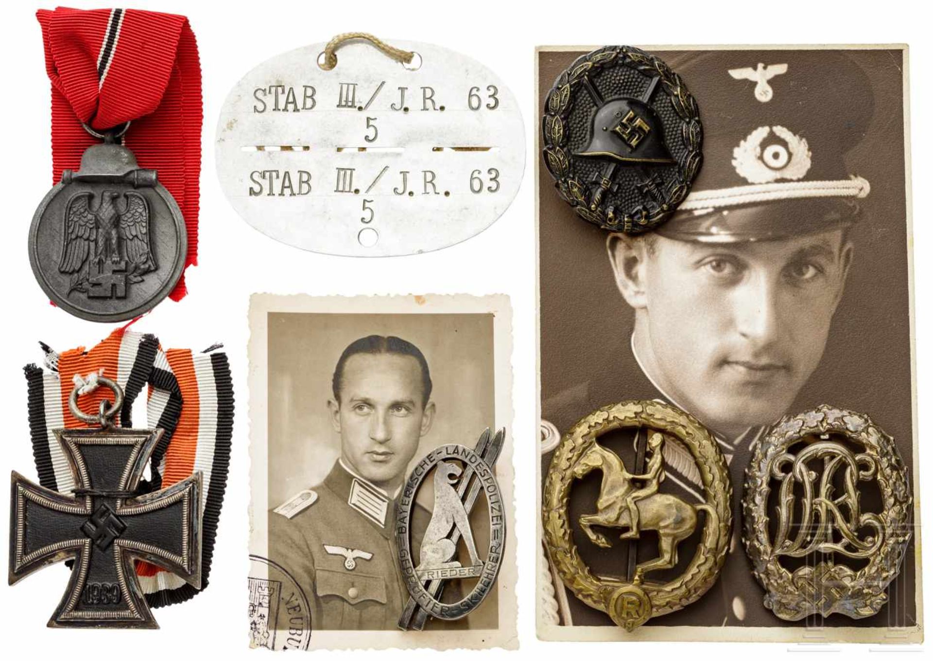 Nachlass Oberstleutnant Ludwig Rieder (Auszeichnungen, Fotos, Dokumente, Bücher)Abzeichen "Geprüfter