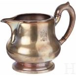 Adolf Hitler - a Cream Pitcher from the Neue Reichskanzlei, Berlin Silver ServiceWith national eagle