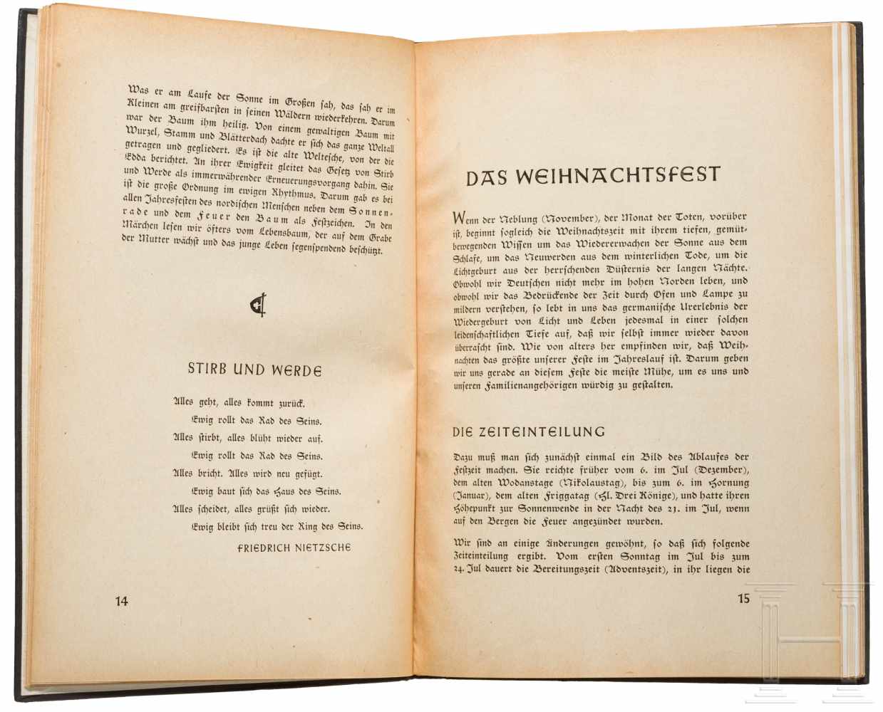 SS-Obergruppenführer Fritz Weitzel - "Die Gestaltung der Feste im Jahres- und Lebenslauf in der SS- - Image 4 of 4