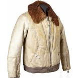 A Winter Flight JacketWhite, fur-lined winter flight jacket for aircraft crews constructed of