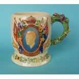 A good Crown Devon Edward VIII coronation musical mug to play The National Anthem inscribed for