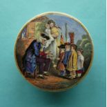 The Volunteers (214) (pot lid, potlid, prattware)