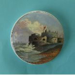 Sandown Castle (44) (pot lid, potlid, prattware)