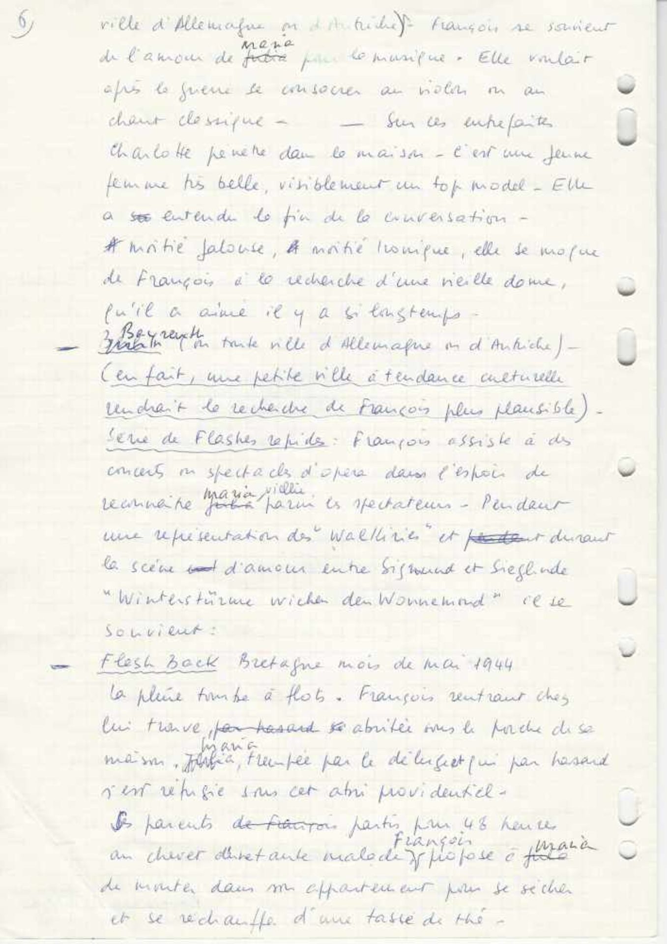 "Winnetou und ich", Autobiographie, 2000 bis 2004. Pierres Gedankensammlung undVorarbeiten zu seiner - Image 3 of 12