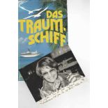 Persönliche Autogrammkarte Maria Schell von 1982 mit herzlicher Widmung an Pierre "Jet'aime