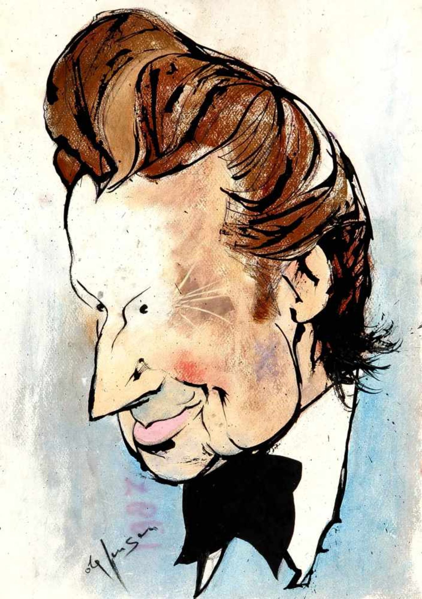 Ole Jensen (1924-1977), Berliner Maler, Zeichner und Karikaturist, bekannt für seineKarikaturen