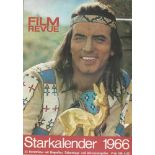 Film Revue Starkalender, 1966. Jahreskalender mit 53 Einzel-Starportraitfotos aus demBURDA Verlag (