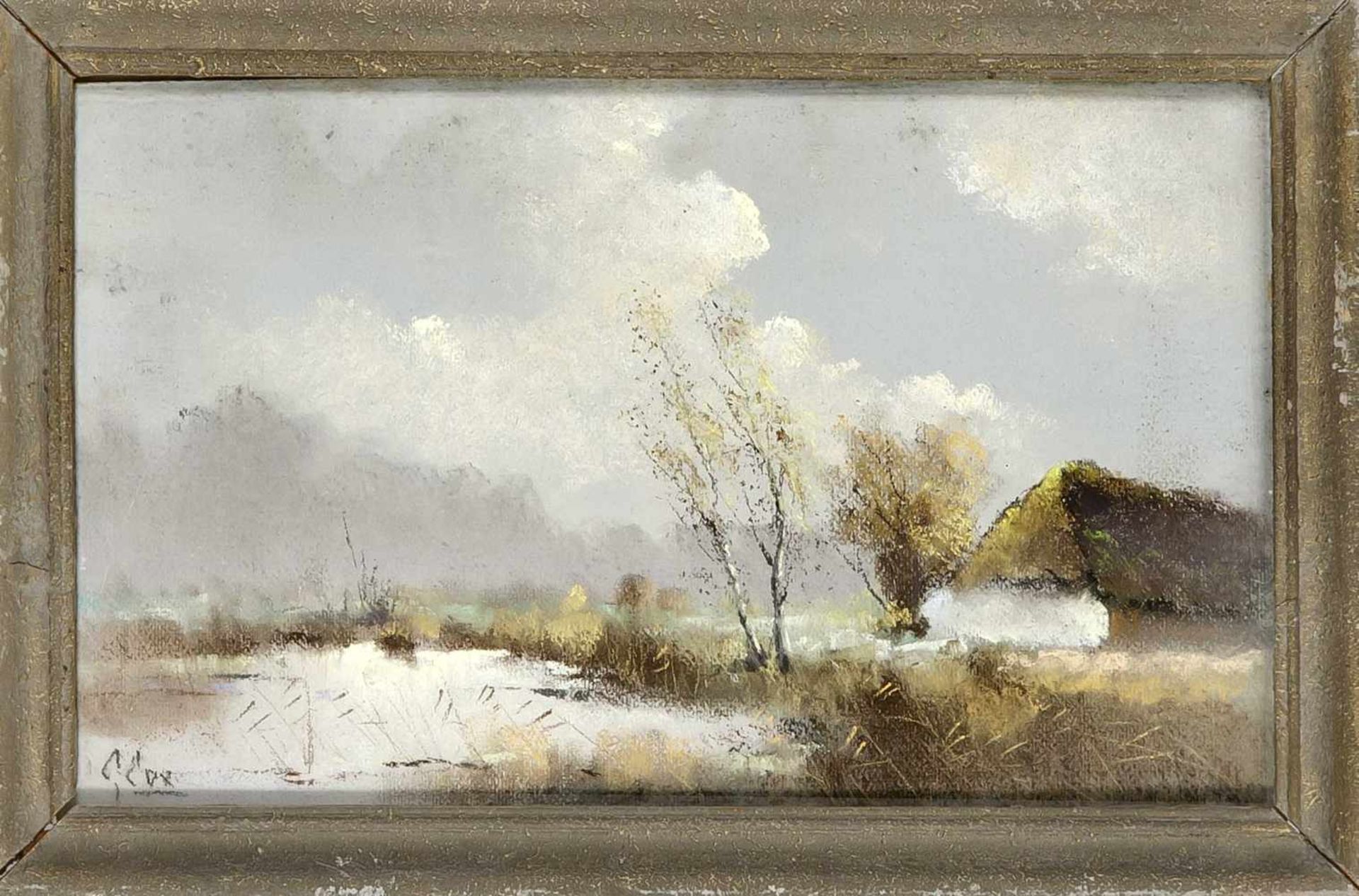 Garstin Cox (1892-1933), englischer Landschaftsmaler und -zeichner, paar Landschaften inPastell