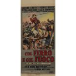 Konvolut zu "Col Ferro e Col Fuoco", "Ritt in die Freiheit", 1961, 3-tlg. Aus Italienstammt das