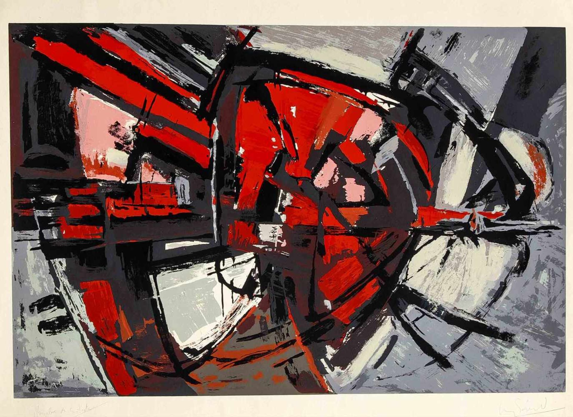 Luis Sáez (1925-2010), spanischer Maler aus Burgos, studierte ebendort sowie in Madrid undParis.