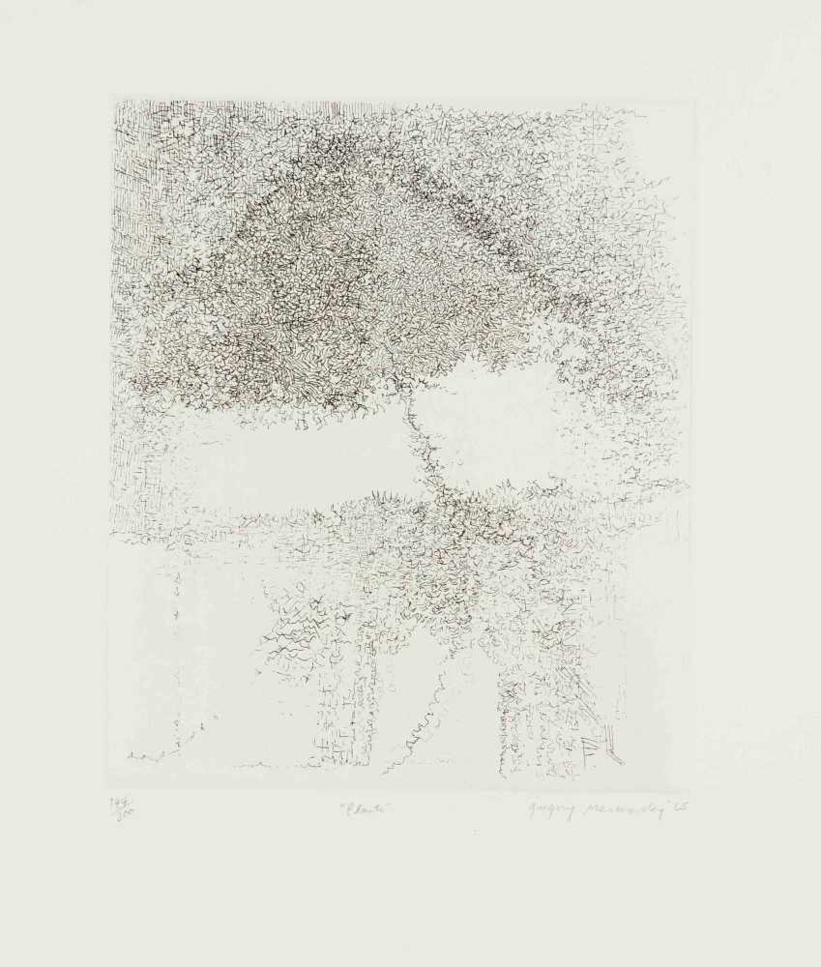 Konvolut von 6 Grafiken, 2. H. 20. Jh., Gisèle Celan-Lestrange (1927-1991), Jemaintiendrai, - Image 6 of 6