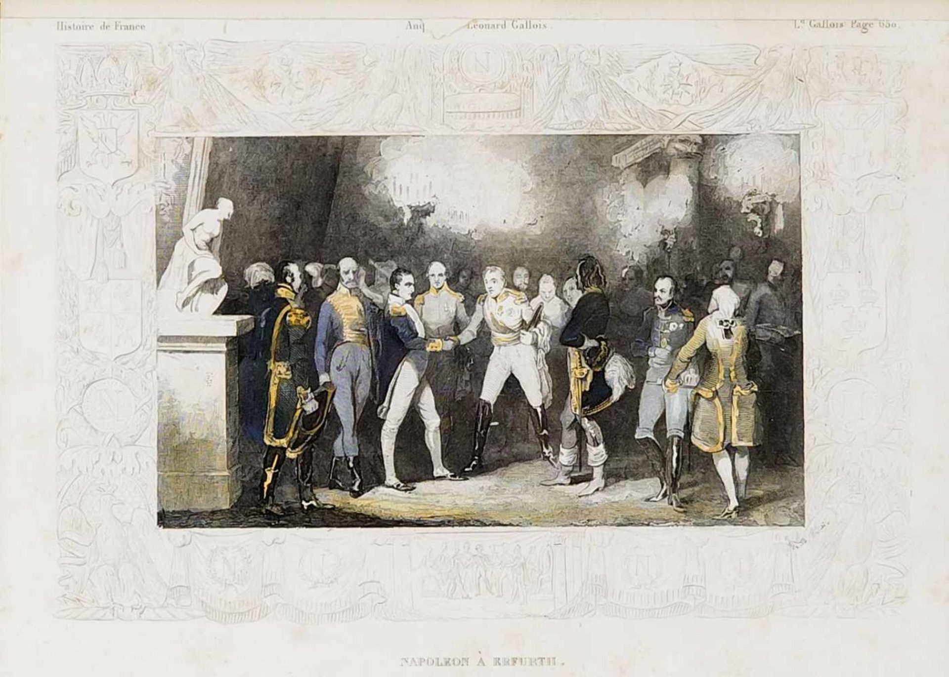 Konvolut Napoleon, drei Grafiken des 18./19. Jh., Portrait, Kupferstich "NapoléonEmpereur", - Bild 3 aus 3