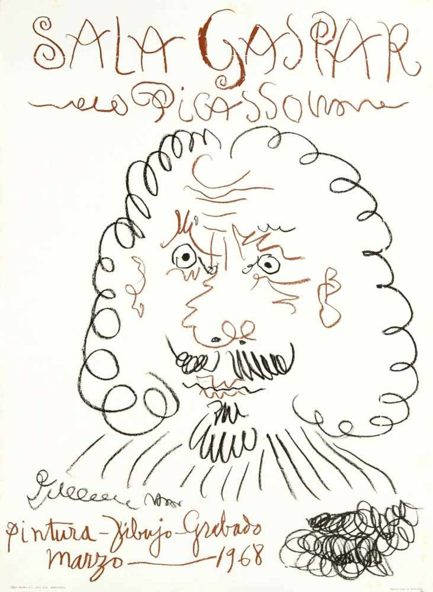 Pablo Picasso (1881-1973) nach, Konvolut von drei Ausstellungsplakaten der 1960er Jahre,"Sala