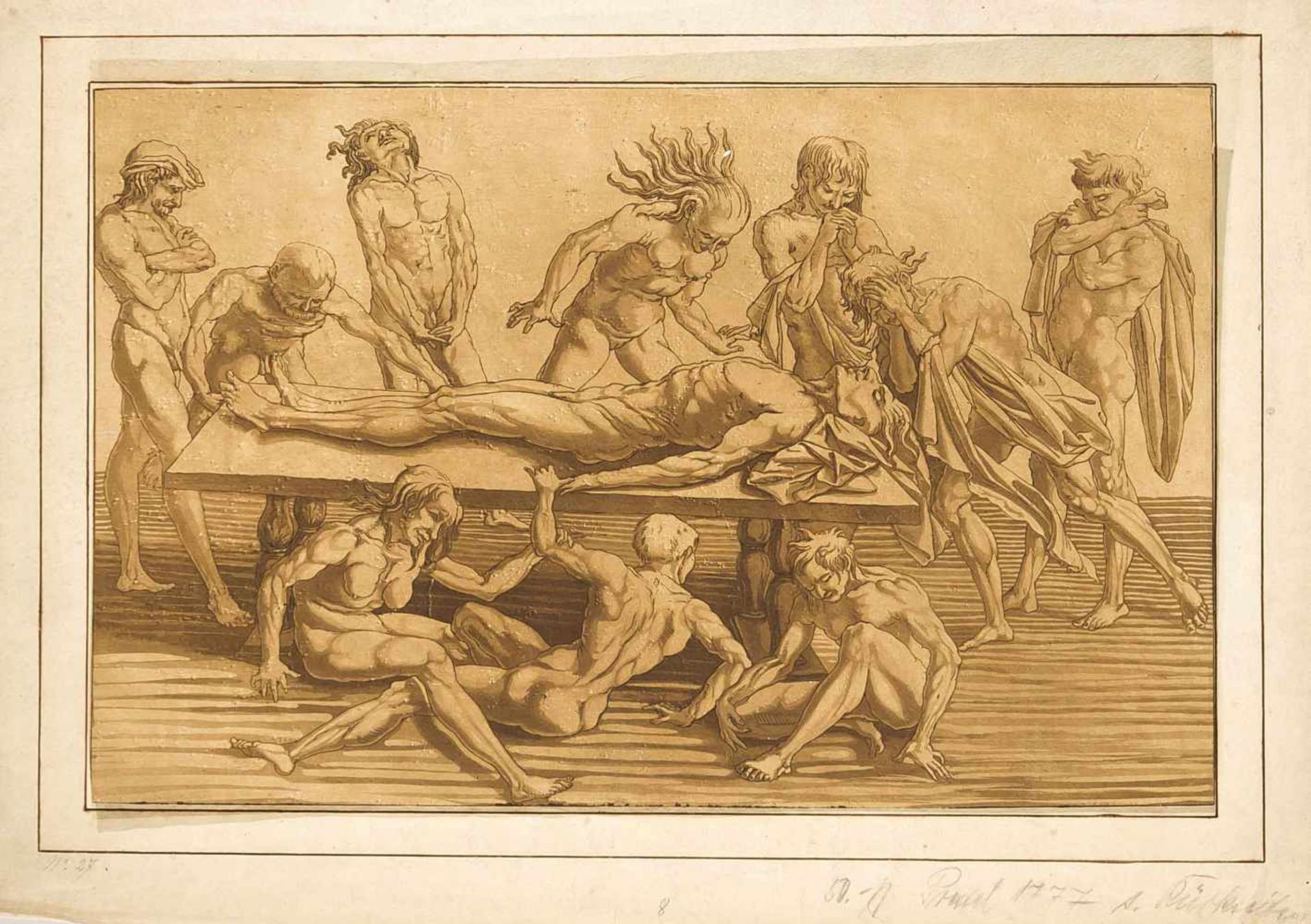 Maria Katharina Prestel (1747-1794) nach Andrea Mantegna (1431-1506), "Die Beweinung