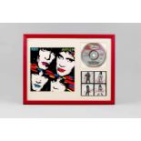 Kiss, CD-Cover, Asylum, mit Originalautogrammen, hinter Glas gerahmt, 32,5 x 42,5 cmKiss, CD