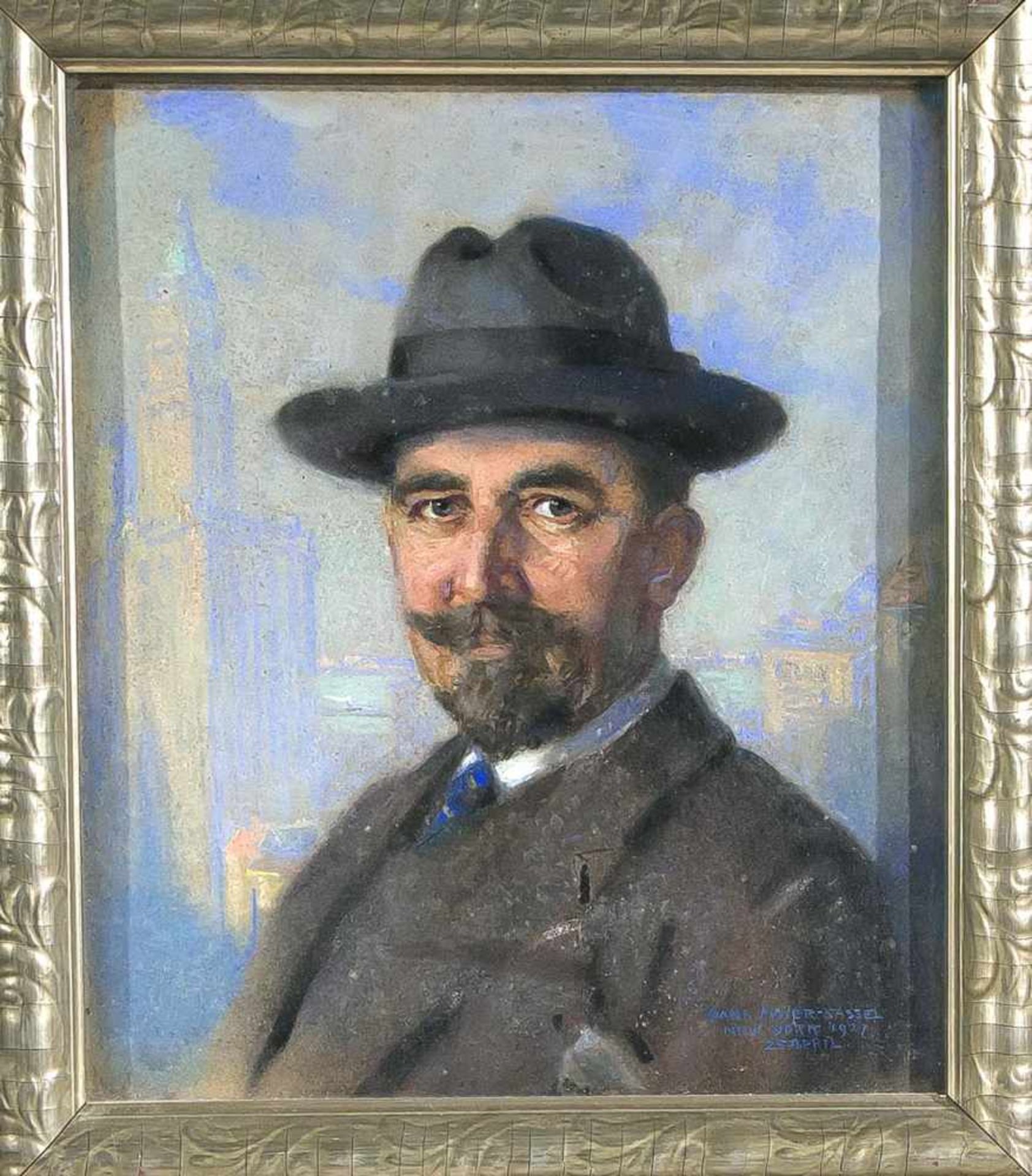 Hans Meyer-Kassel (1872-1952), deutsch-amerikanischer Maler und Illustrator. Portraiteines